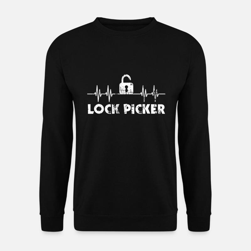 Sélecteur de verrouillage Lockpicking - Sweat-shirt Unisexe - noir
