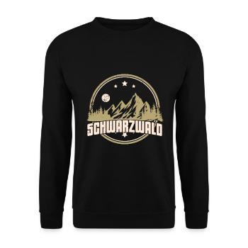 Black Forest Black Forest Girl Bollenhut Women - Unisex Sweatshirt - black - Front - Alina (178cm) & Michal (187cm)