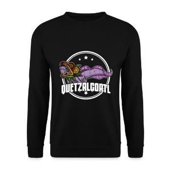 Quetzalcoatl Axolotl Mexique Divinité Aztèque - Sweat-shirt Unisexe - noir - Devant - Alina (178cm) & Michal (187cm)