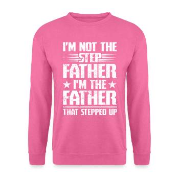 Stiefvater Vatertag - Unisex Pullover - Pink - Vorne