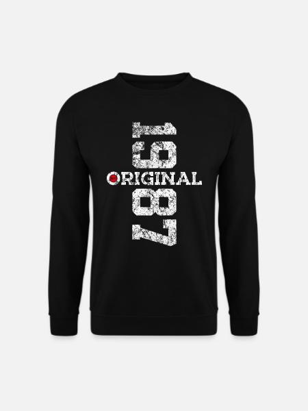 39TH BIRTHDAY ORIGINAL 1987 - Unisex Sweatshirt - black