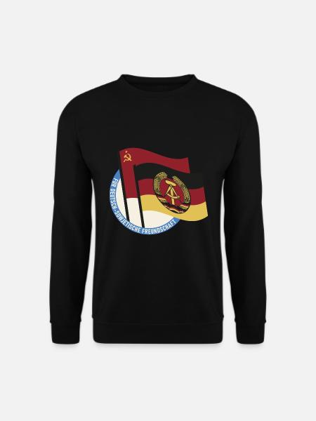 Für Deutsch Sowjetische Freundschaft Ossi DDR - Unisex Pullover - Schwarz