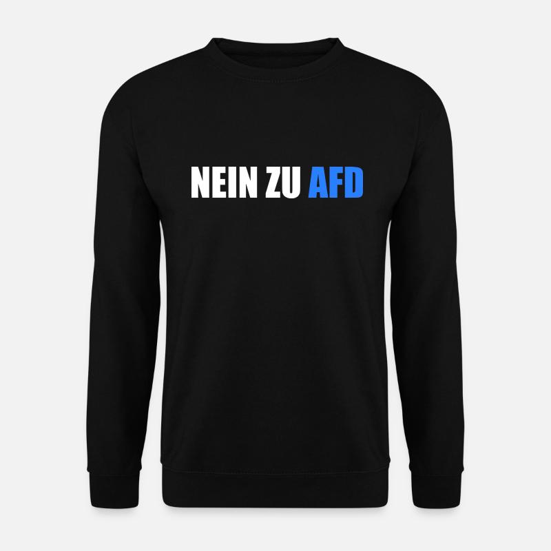 Non à afd - Sweat-shirt Unisexe - noir