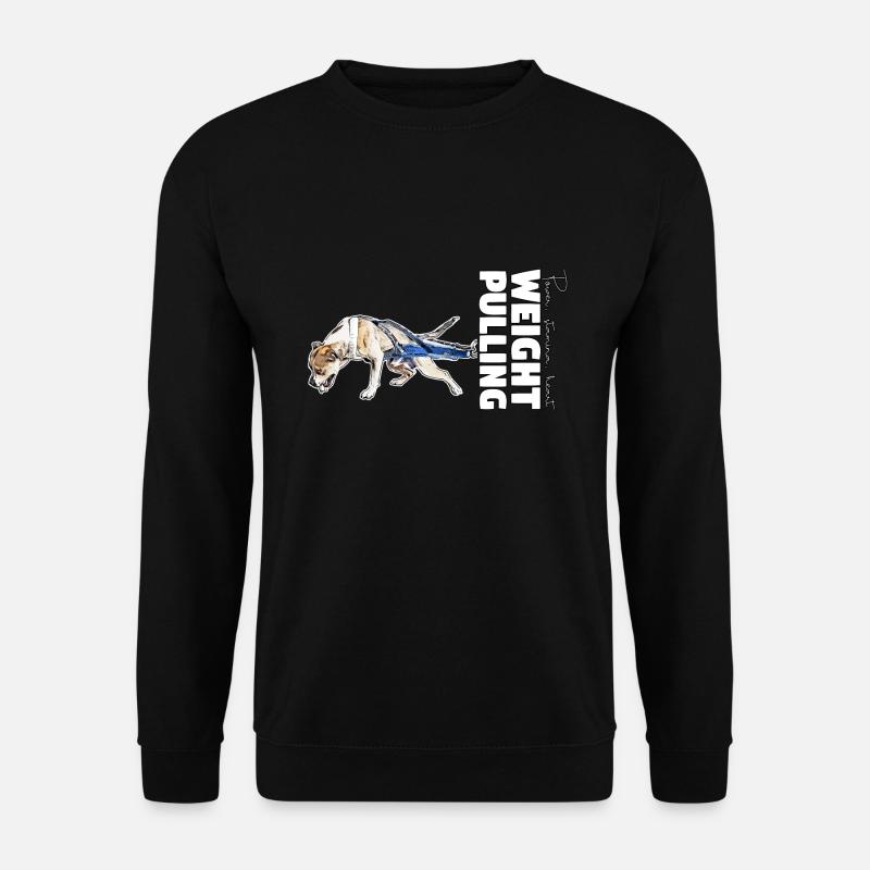 Power, stamina, heart - Weight Pulling - Unisex Sweatshirt - black