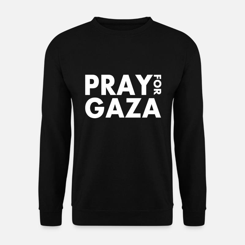Pray for gaza - Unisex Pullover - Schwarz