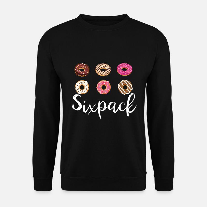 Sixpack donat - Unisex Pullover - Schwarz