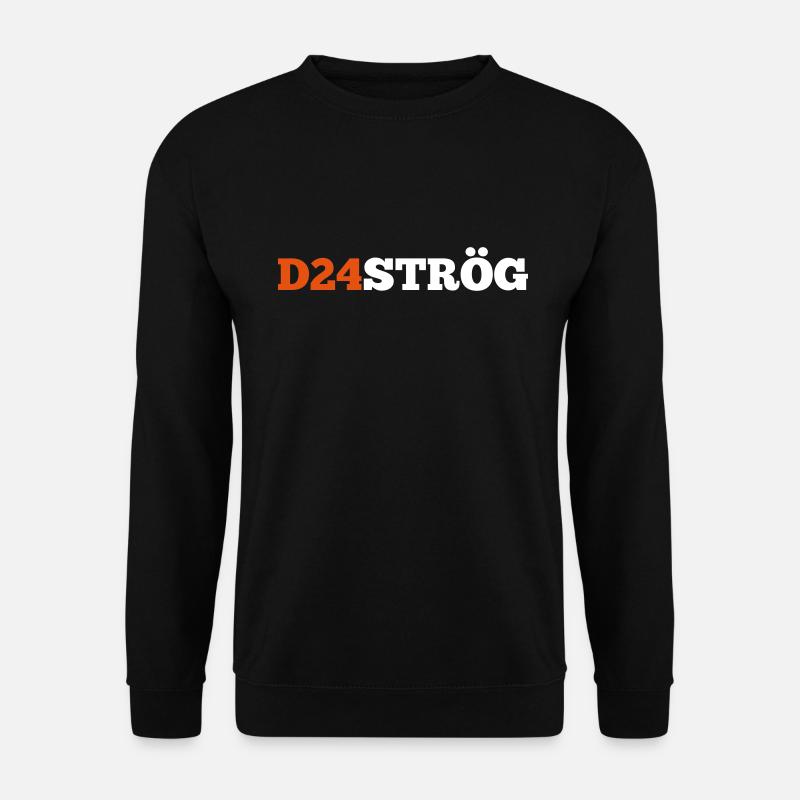 D24STRÖG - Unisex Pullover - Schwarz