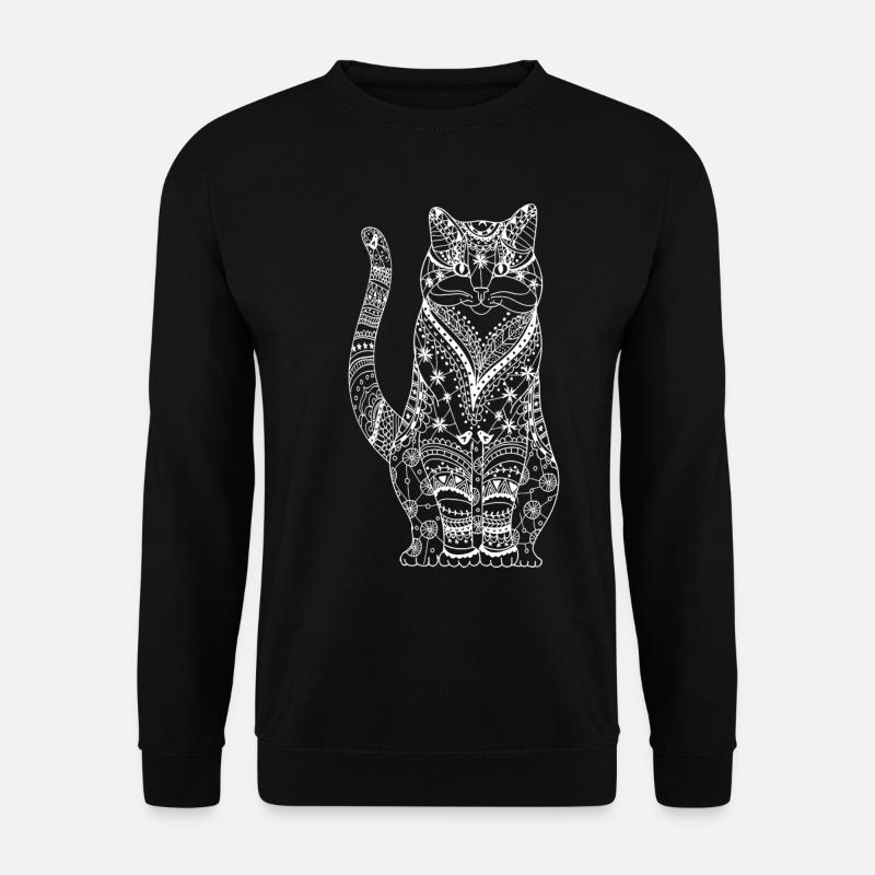 Katze - Unisex Pullover - Schwarz