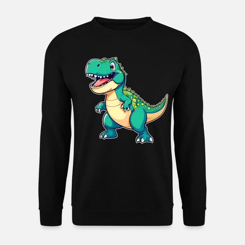 Cute Dinosaur - Unisex Sweatshirt - black