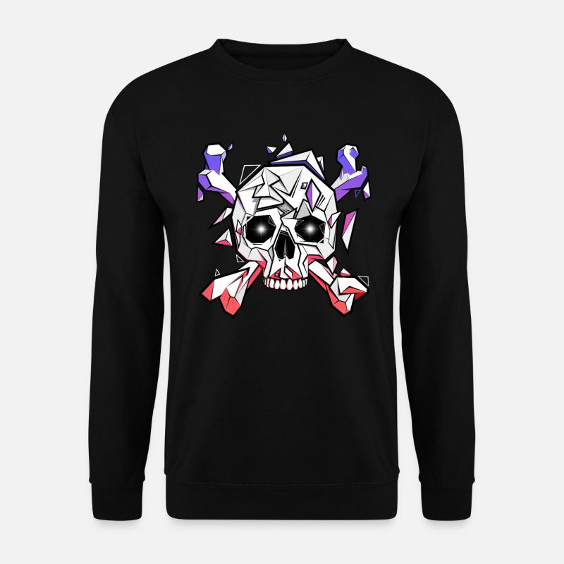 Graffiti Totenschädel - Unisex Pullover - Schwarz