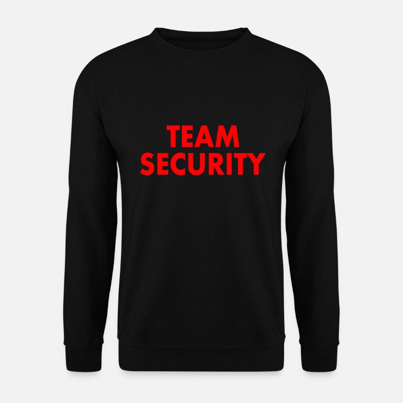 Team security - Unisex Pullover - Schwarz