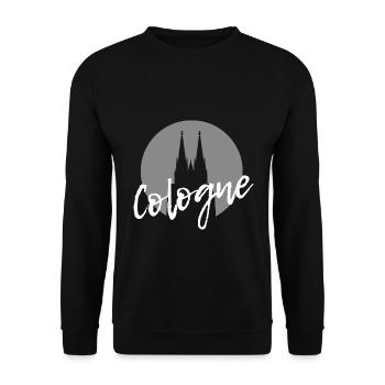 Cologne Cologne | Cathédrale de Cologne Cologne - Sweat-shirt Unisexe - noir - Devant - Alina (178cm) & Michal (187cm)