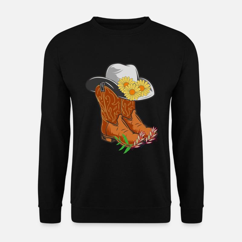 COWBOY BOOT - Unisex Pullover - Schwarz