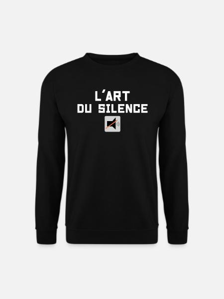 L'Art Du Silence - Sweat-shirt Unisexe - noir