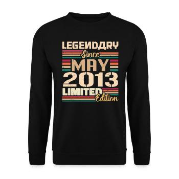 May 2013 May - Jubilee May 2013 - Unisex Sweatshirt - black - Front - Alina (178cm) & Michal (187cm)