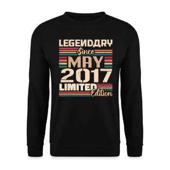 May 2017 May - Jubilee May 2017 - Unisex Sweatshirt - black - Front - Alina (178cm) & Michal (187cm)