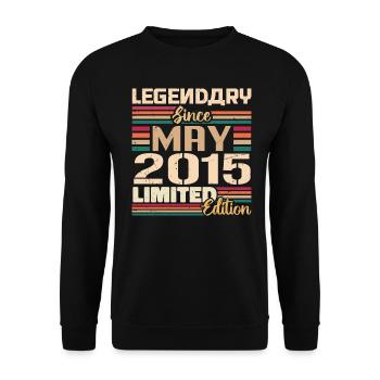 Mai 2015 Mai - Jubilé Mai 2015 - Sweat-shirt Unisexe - noir - Devant - Alina (178cm) & Michal (187cm)