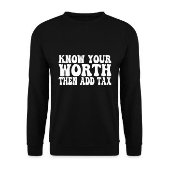 Kindness Matters Self Love Inspirational Quote - Unisex Pullover - Schwarz - Vorne - Alina (178cm) & Michal (187cm)