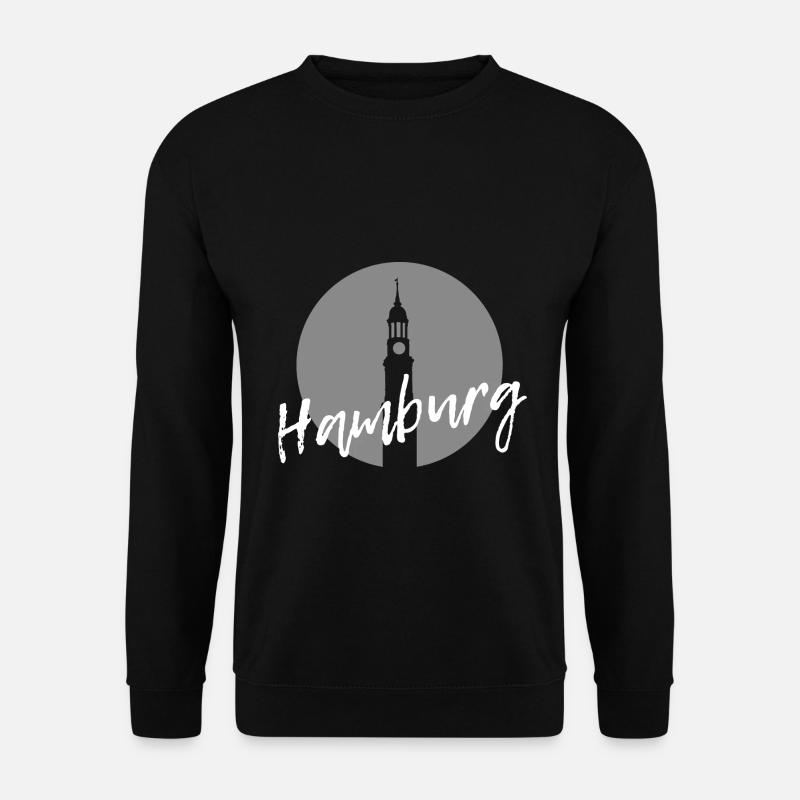Hamburg | Geschenk Geschenkidee Hamburg - Unisex Pullover - Schwarz