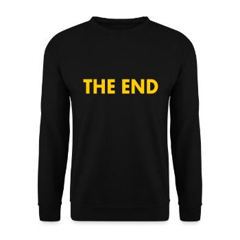 The end - Unisex Pullover - Schwarz - Vorne - Alina (178cm) & Michal (187cm)