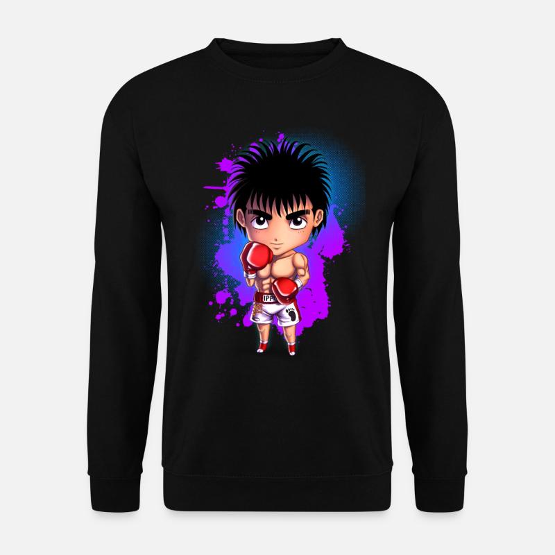 Boxen Chibi - Unisex Pullover - Schwarz