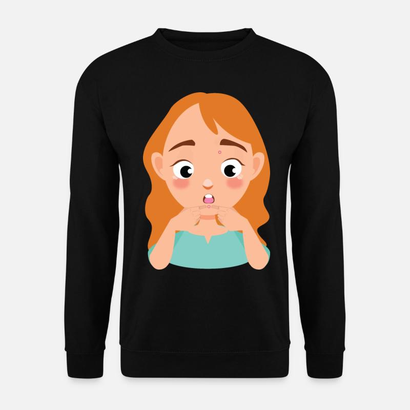 Express pimples - Unisex Sweatshirt - black