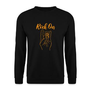 Rock On Bachelorette - Sweat-shirt Unisexe - noir - Devant - Alina (178cm) & Michal (187cm)