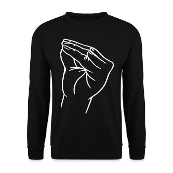 Italiener Vaffanculo Sizilien Tourist Reisen Italy - Unisex Pullover - Schwarz - Vorne - Alina (178cm) & Michal (187cm)