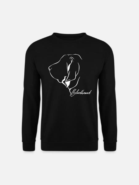 BLOODHOUND Profil Chiens Wilsigns - Sweat-shirt Unisexe - noir