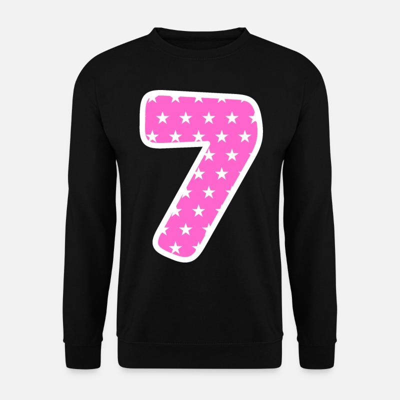 Number Seven - Unisex Sweatshirt - black