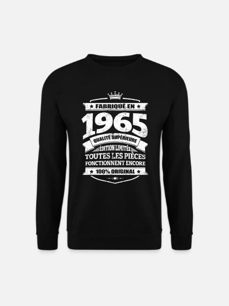 FABRIQUÉ EN 1965 - Sweat-shirt Unisexe - noir