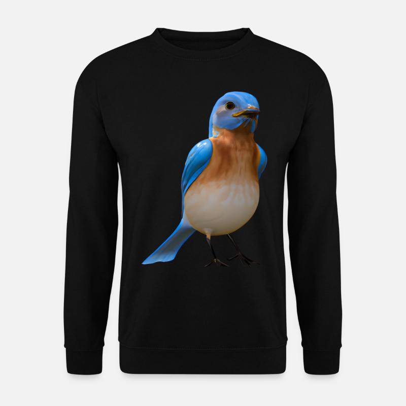 Hut Warbler Bird Design - Unisex Sweatshirt - black