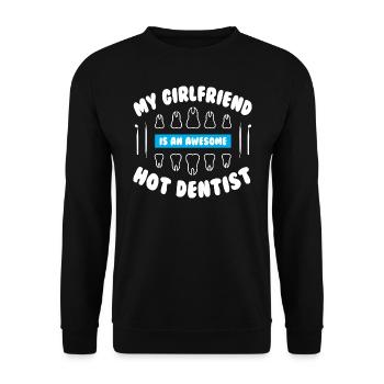 Ma copine dentiste sexy - Sweat-shirt Unisexe - noir - Devant - Alina (178cm) & Michal (187cm)