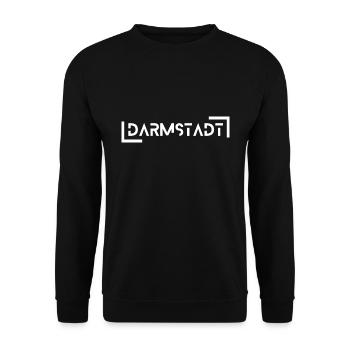 Darmstadt - Unisex Sweatshirt - black - Front - Alina (178cm) & Michal (187cm)