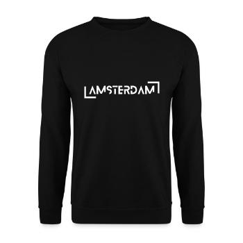 Amsterdam - Sweat-shirt Unisexe - noir - Devant - Alina (178cm) & Michal (187cm)