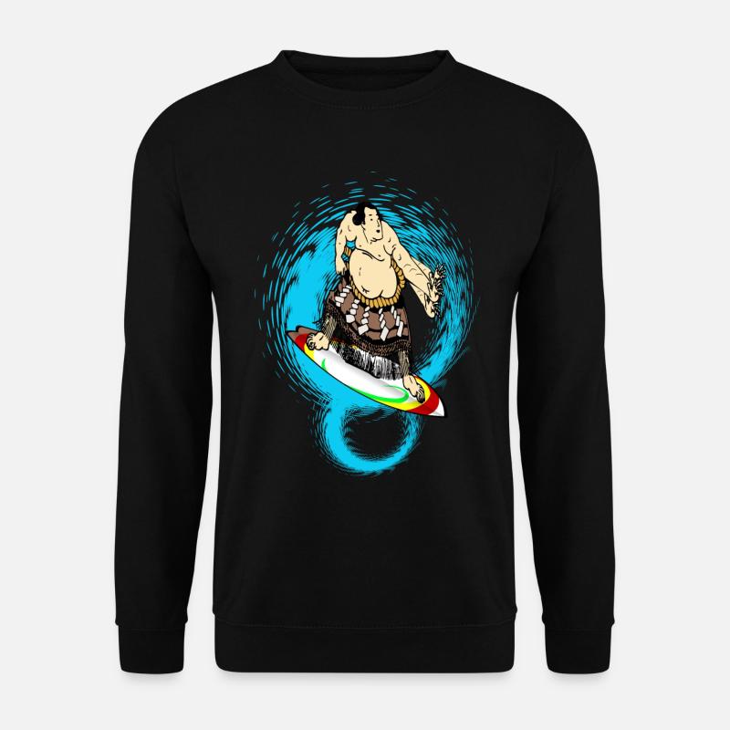 Surfeur de sumo - Sweat-shirt Unisexe - noir