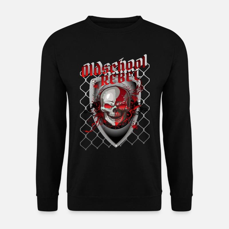 Outlaw Skull - Unisex Pullover - Schwarz