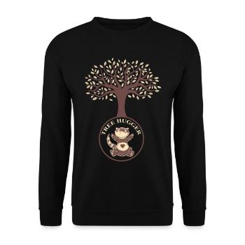 Furets des arbres - Sweat-shirt Unisexe - noir - Devant - Alina (178cm) & Michal (187cm)