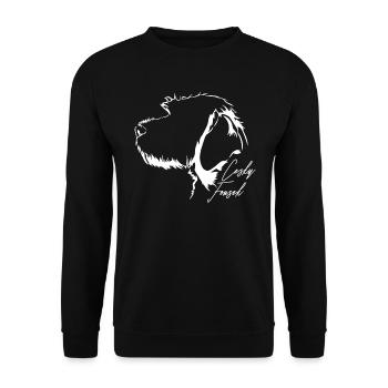 CESKY FOUSEK Profil Chiens Wilsigns - Sweat-shirt Unisexe - noir - Devant - Alina (178cm) & Michal (187cm)