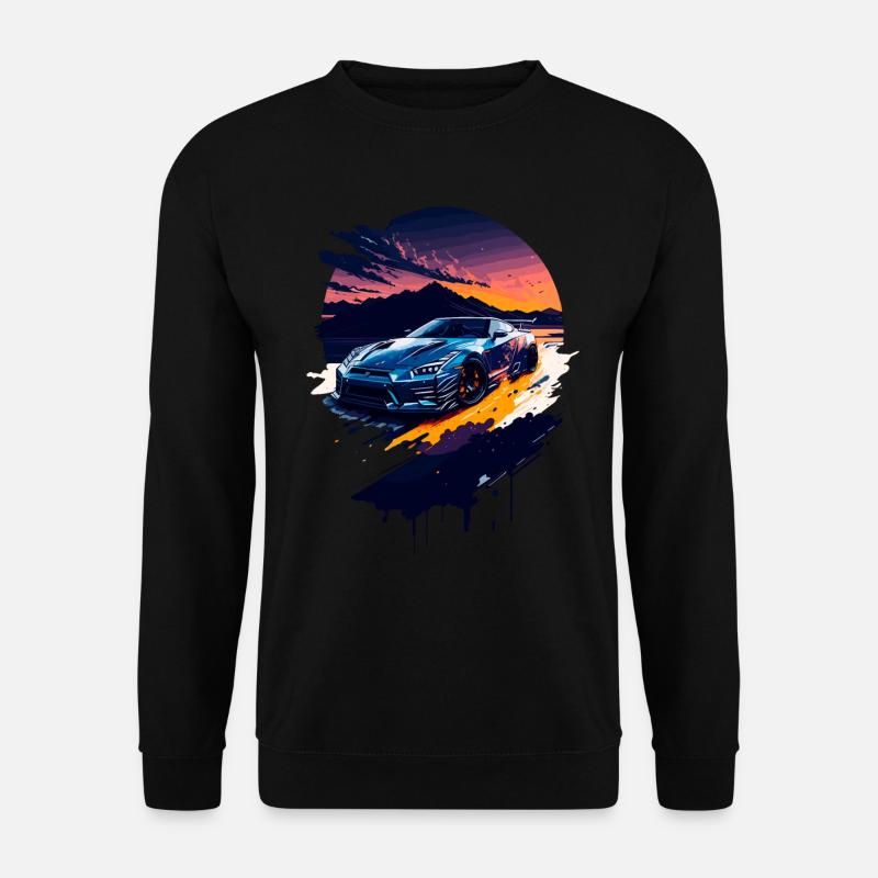 Klassischer Sportwagen - Unisex Pullover - Schwarz