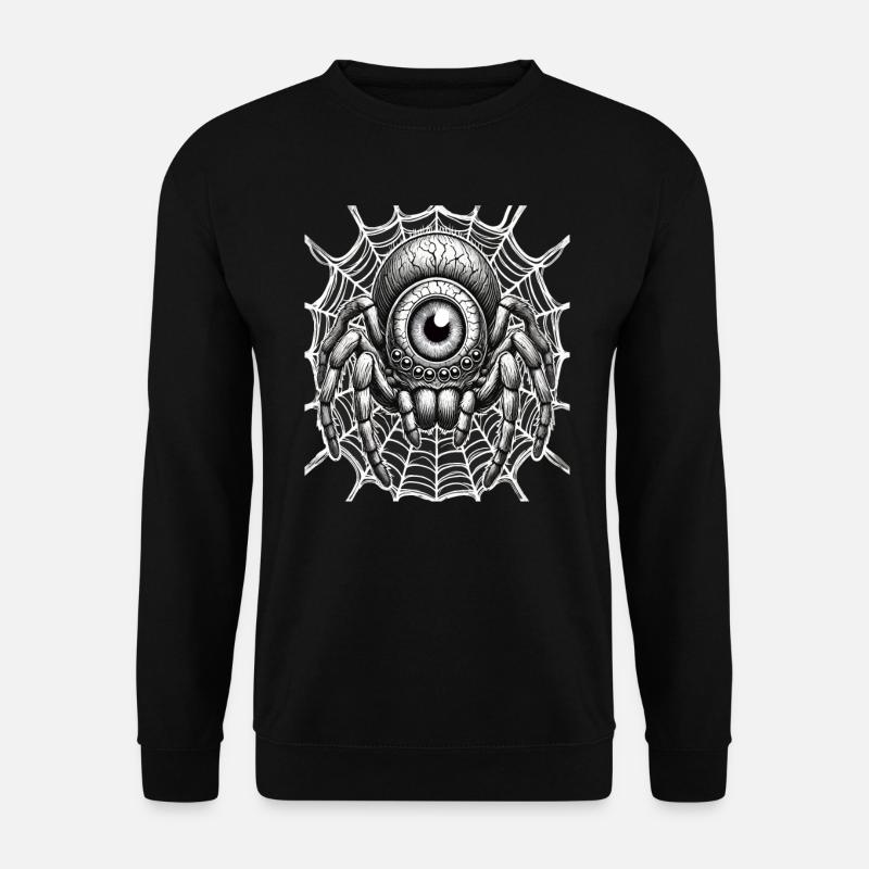 Halloween, Spinne - Unisex Pullover - Schwarz