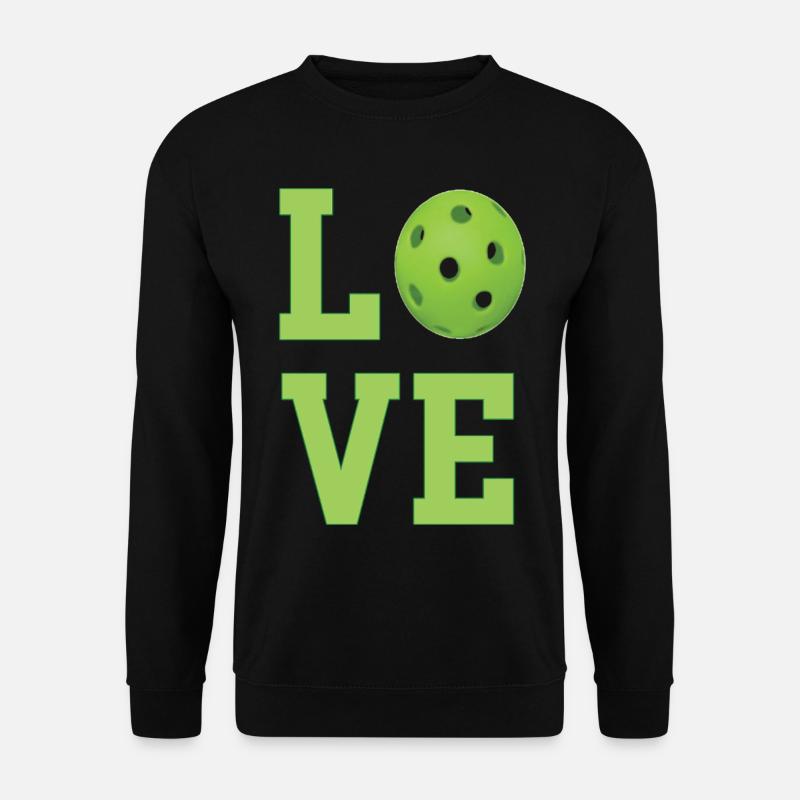 Pickleball-Liebe - Unisex Pullover - Schwarz