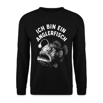 Déguisement de poisson Poisson-grenouille Carnaval sous-marin - Sweat-shirt Unisexe - noir - Devant - Alina (178cm) & Michal (187cm)