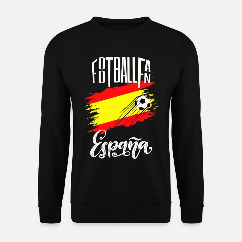 Fussball Fan Spanien - Unisex Pullover - Schwarz