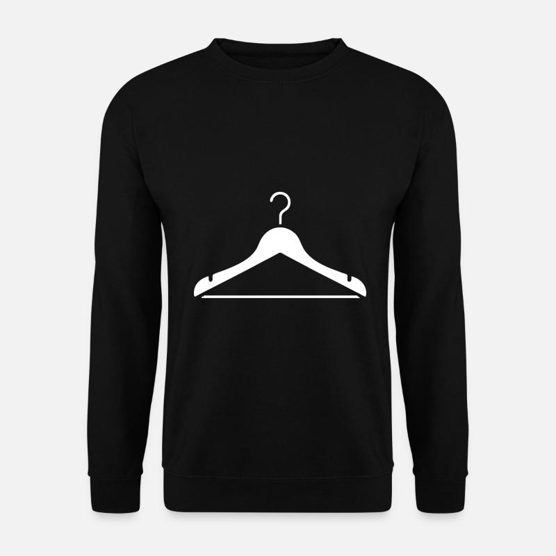 Conception simple du cintre - Sweat-shirt Unisexe - noir