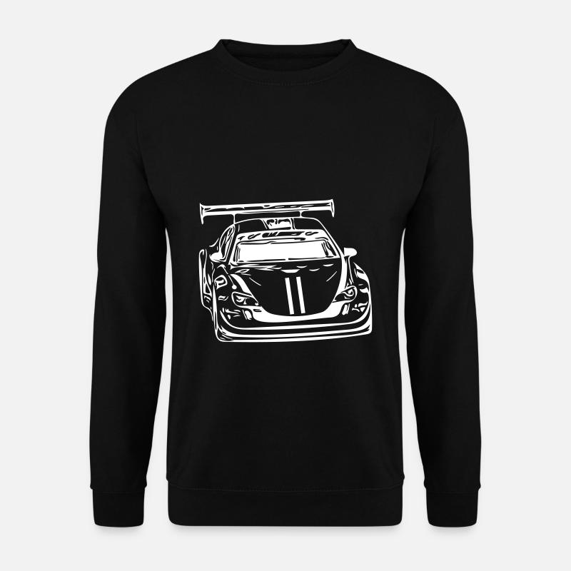 Auto in der Rennwagen Vector Version - Unisex Pullover - Schwarz