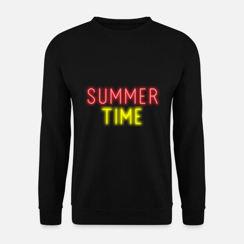 Summer Time Sommer Urlaub Holidays Geschenk - Unisex Pullover - Schwarz