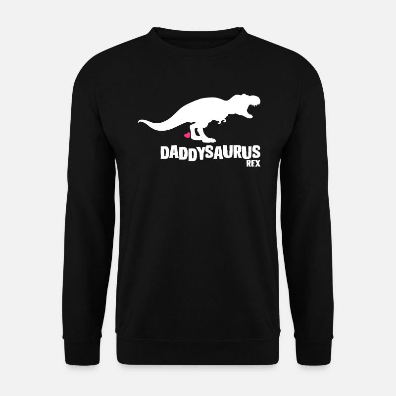 Daddysaurus fathers day gift - Unisex Sweatshirt - black