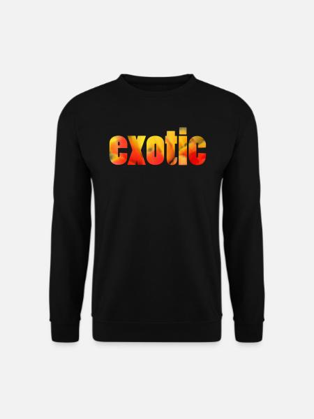 exotic exotic - Unisex Sweatshirt - black