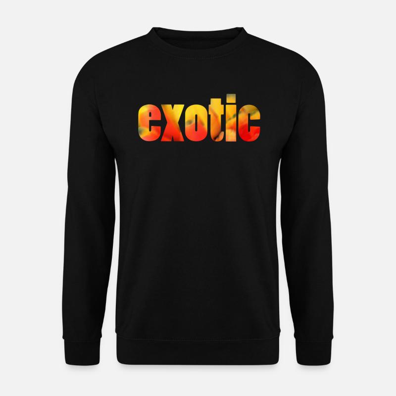 exotic exotic - Unisex Sweatshirt - black